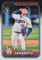 2024 Topps #553 Yoshinobu Yamamoto Baseball Card