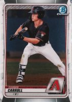2020 Bowman Draft #BD114 Corbin Carroll Chrome Baseball Card