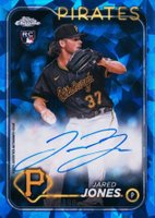 2024 Topps Chrome Sapphire Update Series Chrome Sapphire Autographs #JJ Jared Jones Baseball Card