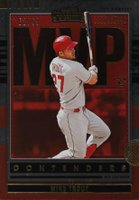 2021 Panini Contenders MVP Contenders #MVPMT Mike Trout Gold Baseball Card