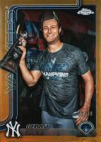 2025 Topps Chrome Logofractor Edition #110 Gerrit Cole Gold Refractor Baseball Card