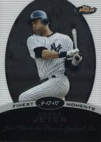 2008 Finest Moments #FM-DJ Derek Jeter Baseball Card