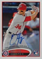 2012 Topps #661 Bryce Harper Autograph Baseball Card