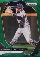 2020 Panini Prizm #193 Fernando Tatis Jr. Green Prizm Baseball Card