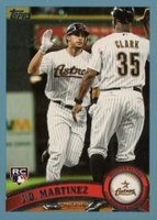 2011 Topps Update #US186 J.D. Martinez Wal-Mart Blue Border Baseball Card