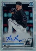 2020 Bowman Draft Chrome Draft Picks Autographs #CDAMM Max Meyer Refractor Baseball Card