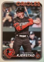 2024 Topps #394 Heston Kjerstad Rainbow Foil Baseball Card