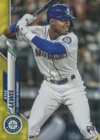 2020 Topps #64 Kyle Lewis Yellow Baseball Card