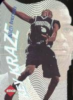 1996 Collector's Edge Key Kraze #9 Allen Iverson Die-Cut Basketball Card