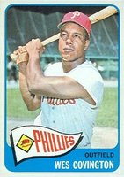 1965 Topps #583 Wes Covington Short Print Baseball Card