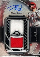 2022 Topps Sterling Sterling Swings Autograph Relics #SWARMT Mike Trout Baseball Card