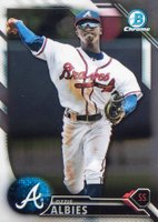 2016 Bowman Prospects #BCP110 Ozzie Albies Chrome Baseball Card