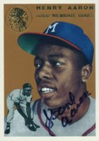 2012 Topps Archives 1994 Topps Archives Hank Aaron Gold Autograph Buyback #128 Hank Aaron Baseball Card