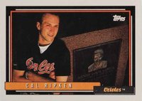 1992 Topps #40 Cal Ripken Jr. Baseball Card