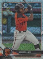 2018 Bowman Mega Box Chrome #BCP143 Heliot Ramos Baseball Card