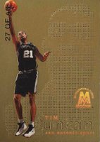 1998 Skybox Molten Metal Fusion #35F Tim Duncan Titanium Basketball Card