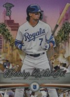 2022 Topps Chrome Ben Baller Ridin' Low #RL-2 Bobby Witt Jr. Orange Refractor Baseball Card
