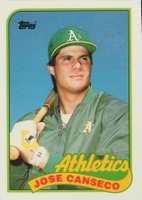 1989 Topps Tiffany #500 Jose Canseco Baseball Card