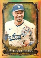 2024 Topps Allen & Ginter #94 Mookie Betts Chrome-Gold Refractor Baseball Card