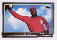 1992 Topps Gold #565 Lee Smith Baseball Card