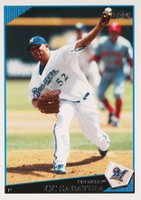 2009 Topps #170 C.C. Sabathia Brewers Baseball Card