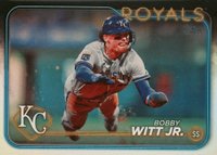 2024 Topps #254 Bobby Witt Jr. Rainbow Foil Baseball Card
