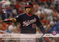 2018 Topps Now  #688 Juan Soto Baseball Card