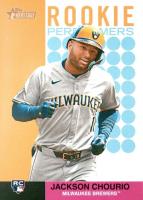 2024 Topps Heritage High Number Rookie Performers #RP5 Jackson Chourio Baseball Card