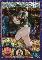 2023 Topps Chrome #175 Shea Langeliers Purple Speckle Refractor Baseball Card