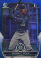 2023 Bowman Chrome Prospects #BCP156 Felnin Celesten Blue Baseball Card