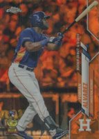 2020 Topps Chrome Update Sapphire Edition #300 Yordan Alvarez Orange Baseball Card