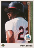 1989 Upper Deck #650 Ivan Calderon Baseball Card