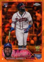 2023 Topps Chrome Sapphire #226 Michael Harris II Orange Baseball Card