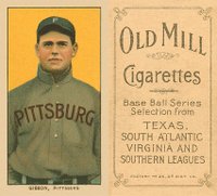 1909 White Borders Old Mill #188 George Gibson Baseball Card