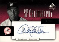 2004 SP Authentic Chirography #CA-DJ Derek Jeter Baseball Card