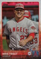 2015 Topps Update #US364 Mike Trout Sabermetric Stats Baseball Card