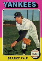 1975 Topps #485 Sparky Lyle Baseball Card