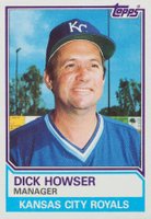 1983 Topps #96 Dick Howser Baseball Card