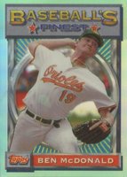 1993 Finest #65 Ben McDonald Refractor Baseball Card