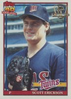1991 Topps Desert Shield #234 Scott Erickson Baseball Card