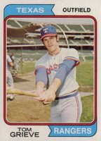 1974 Topps #268 Tom Grieve Baseball Card