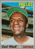 1970 Topps #360 Curt Flood Baseball Card