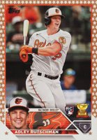 2023 Topps Complete Set #250 Adley Rutschman Gold Star Baseball Card