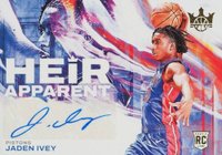 2022 Panini Court Kings Heir Apparent Autographs #HA-JIP Jaden Ivey Basketball Card