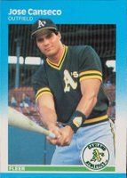 1987 Fleer #389 Jose Canseco Baseball Card