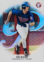2002 Topps Pristine #153 Joe Mauer Refractor Baseball Card