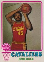 1973 Topps #138 Bob Rule Basketball Card