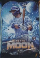 2022 Topps Fire to the Moon #TTM17 Bobby Witt Jr. Die-Cut Baseball Card