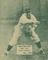 1934 Batter Up #140 Bill Lee Baseball Card