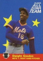 1986 Fleer All-Stars #10 Dwight Gooden Baseball Card